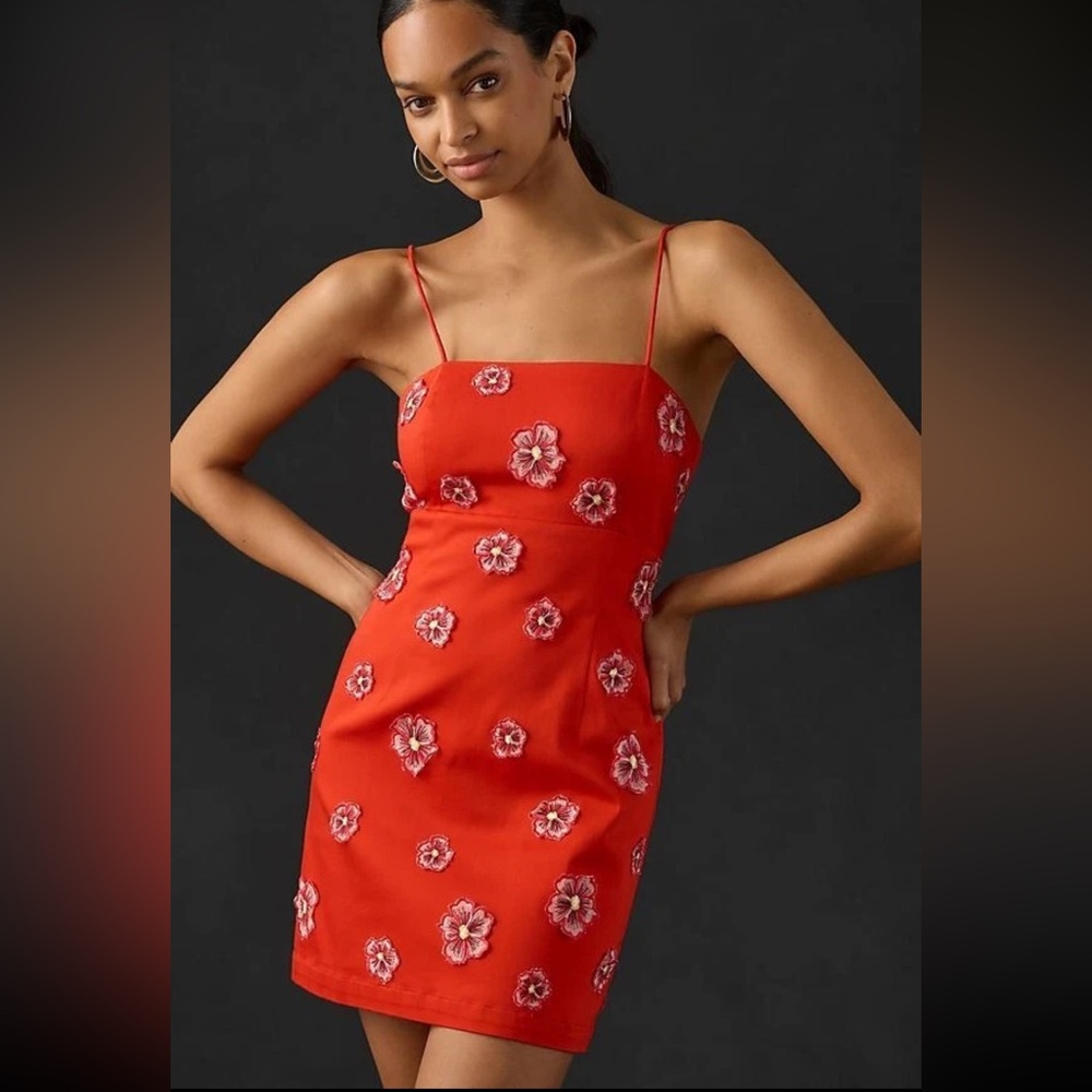 NWT Brynne 3D Spaghetti Strap Dress by Maeve